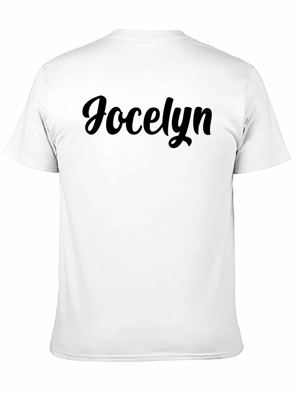 Jocelyn Custom Name Black T-Shirt