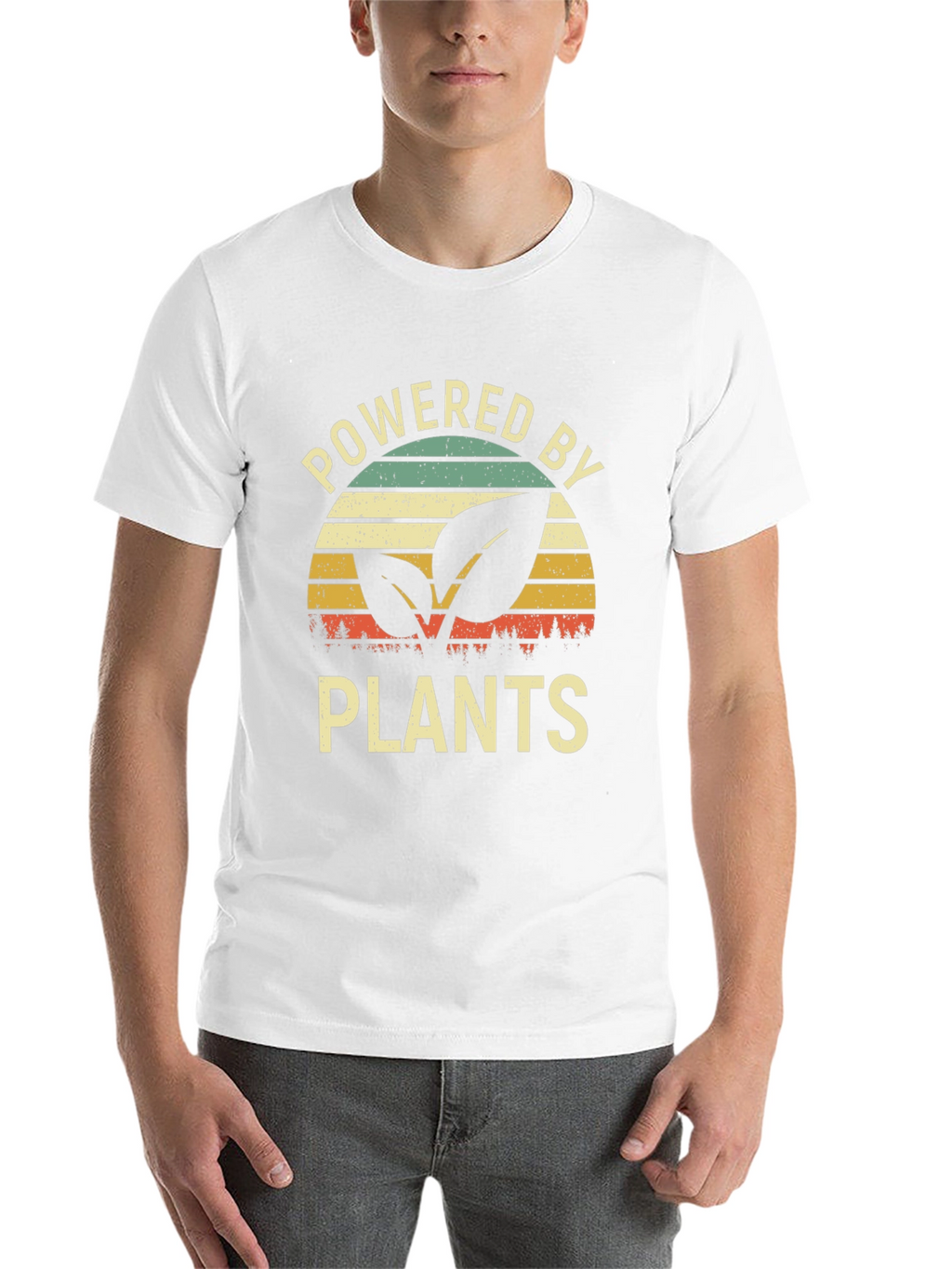 Powered by Plants Graphic Tee - Vegan Lifestyle Shirt