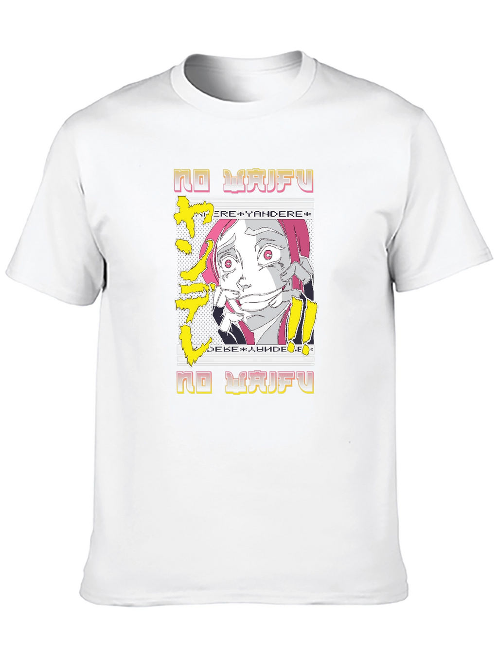 No Waifu Yandere Anime Graphic Tee