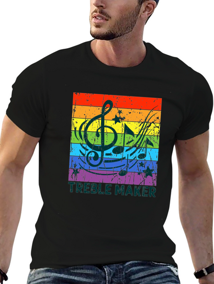 Treble Maker Rainbow Music T-Shirt