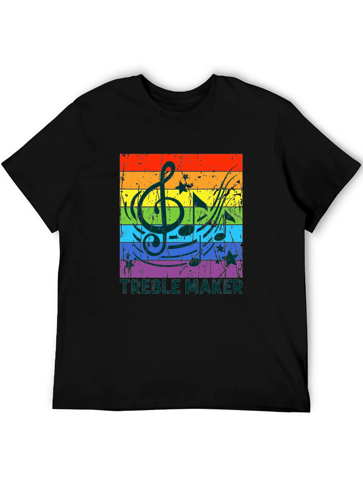 Treble Maker Rainbow Music T-Shirt