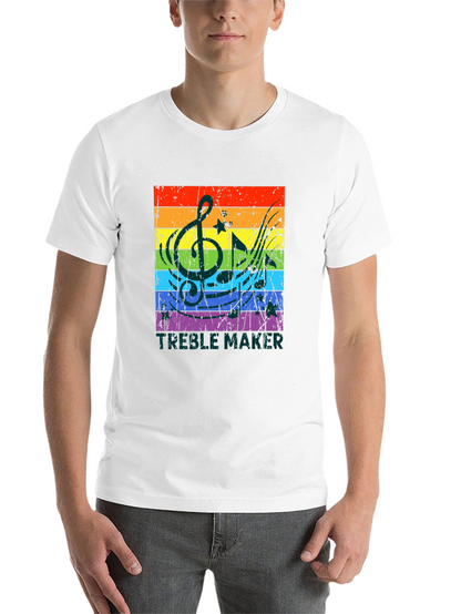 Treble Maker Rainbow Music T-Shirt