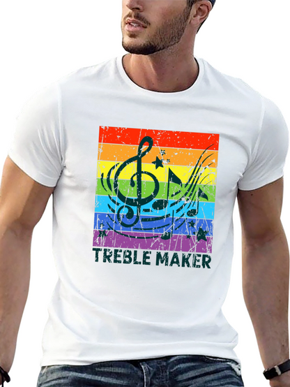 Treble Maker Rainbow Music T-Shirt