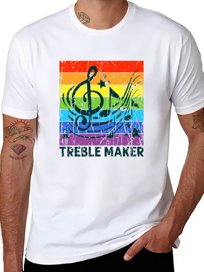 Treble Maker Rainbow Music T-Shirt