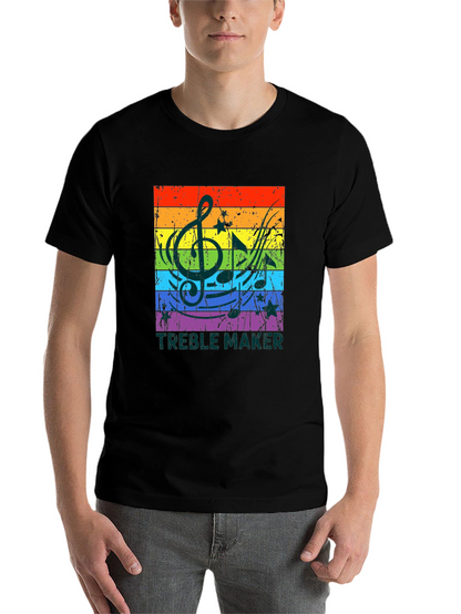 Treble Maker Rainbow Music T-Shirt