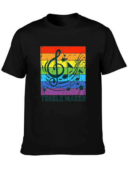 Treble Maker Rainbow Music T-Shirt