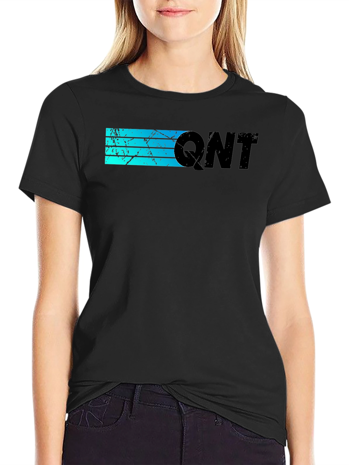 QNT Graphic T-Shirt - Distressed Retro Design