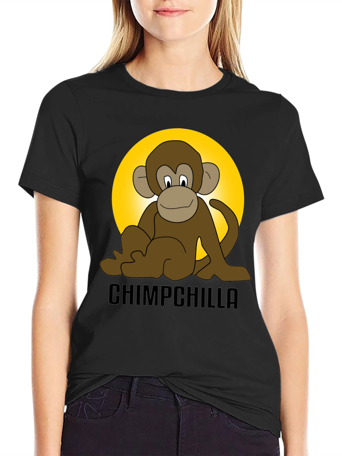 Chimpchilla Monkey Graphic T-Shirt