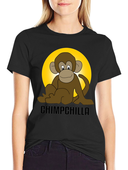 Chimpchilla Monkey Graphic T-Shirt