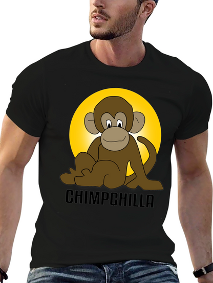 Chimpchilla Monkey Graphic T-Shirt