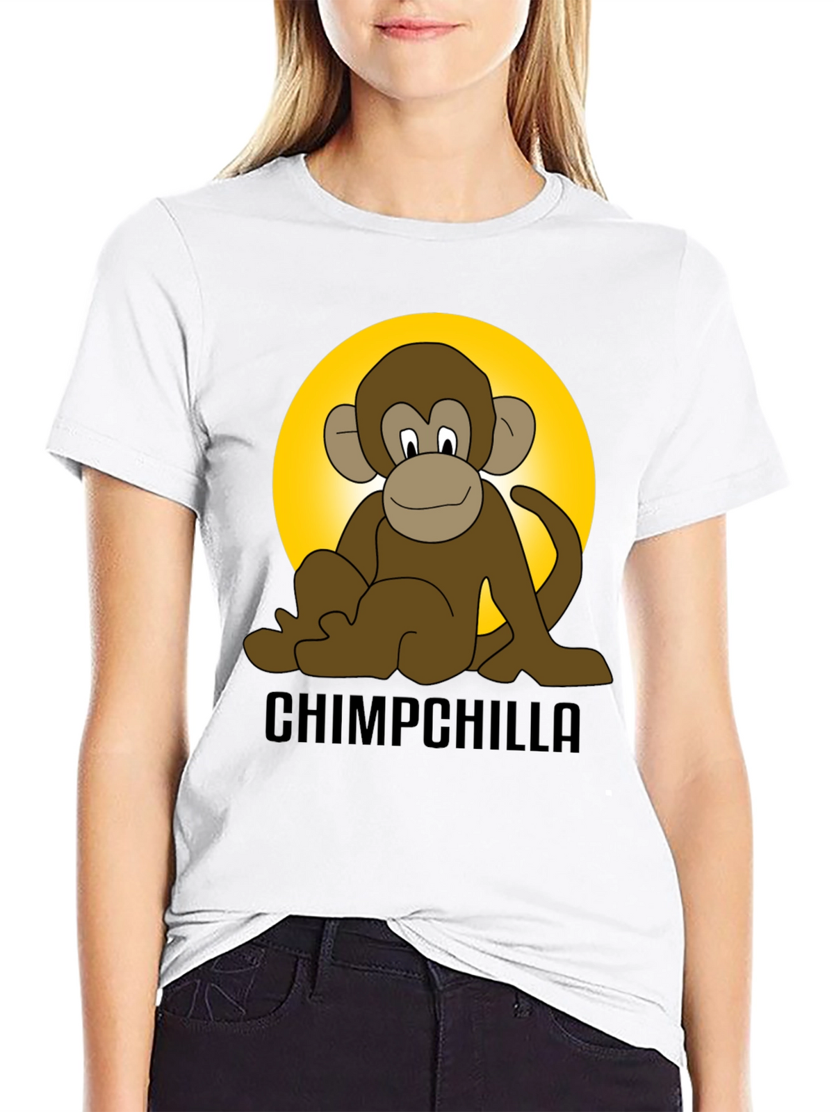 Chimpchilla Monkey Graphic T-Shirt
