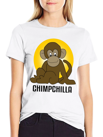 Chimpchilla Monkey Graphic T-Shirt