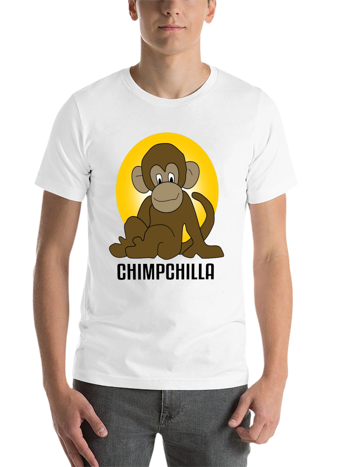 Chimpchilla Monkey Graphic T-Shirt