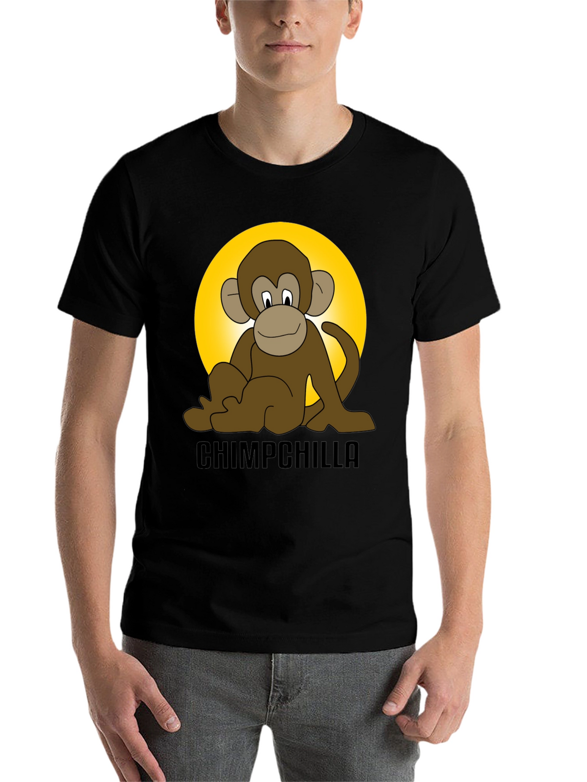 Chimpchilla Monkey Graphic T-Shirt