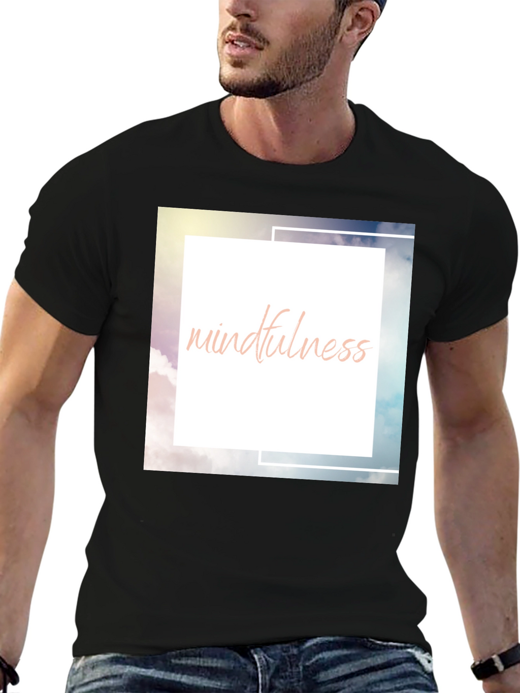 Mindfulness Tee - Soft Cotton Blend Relaxed Fit