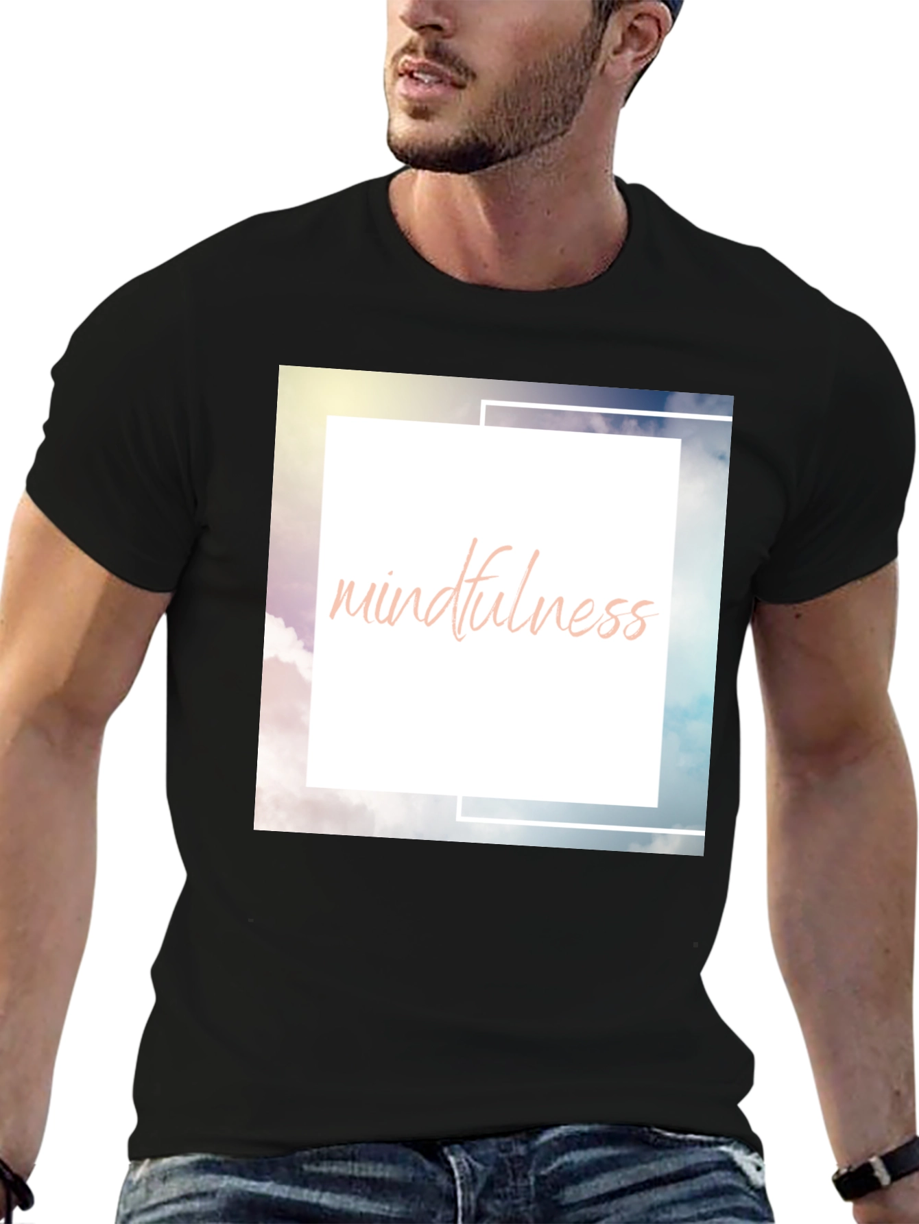 Mindfulness Tee - Soft Cotton Blend Relaxed Fit