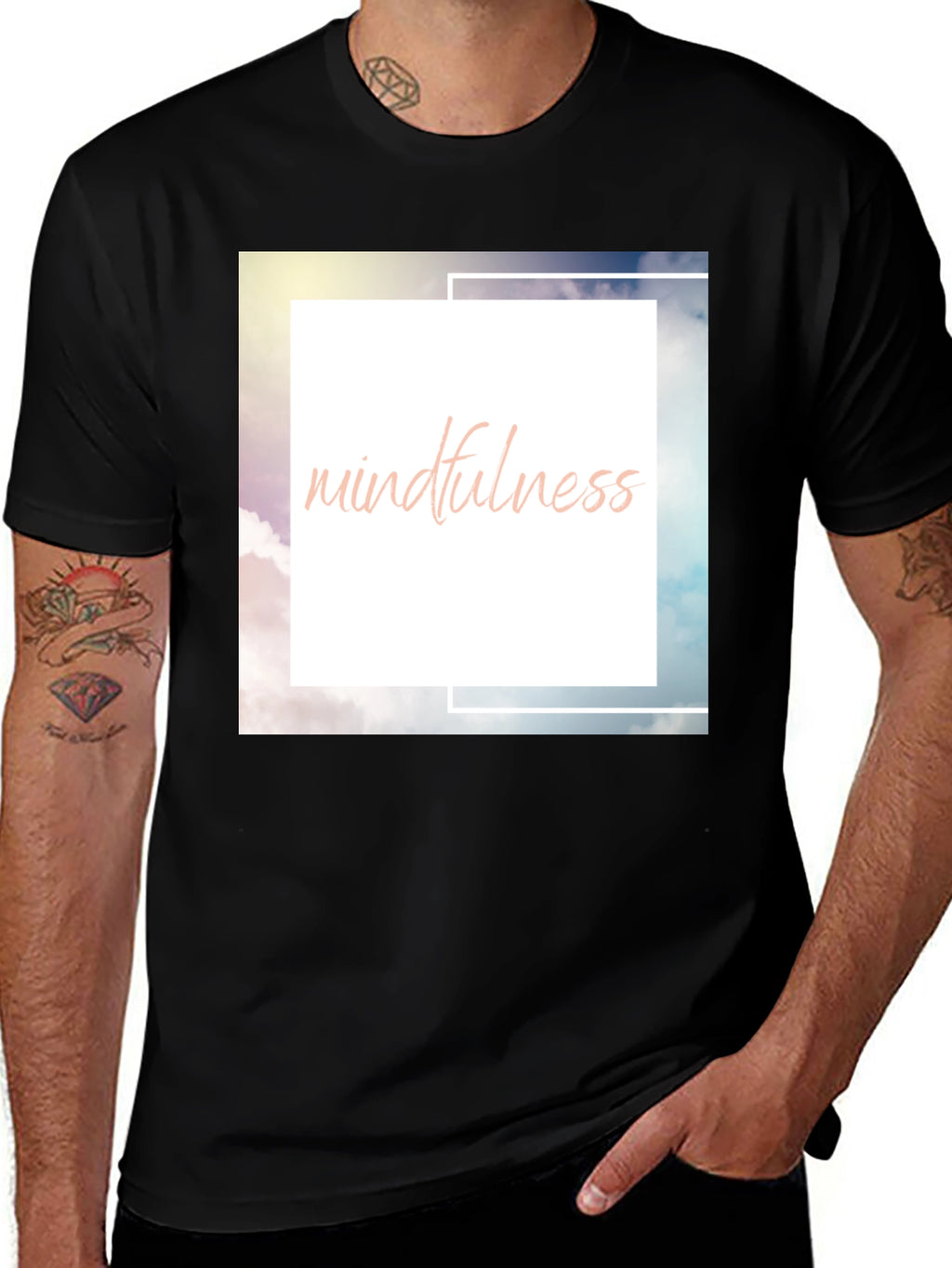 Mindfulness Tee - Soft Cotton Blend Relaxed Fit
