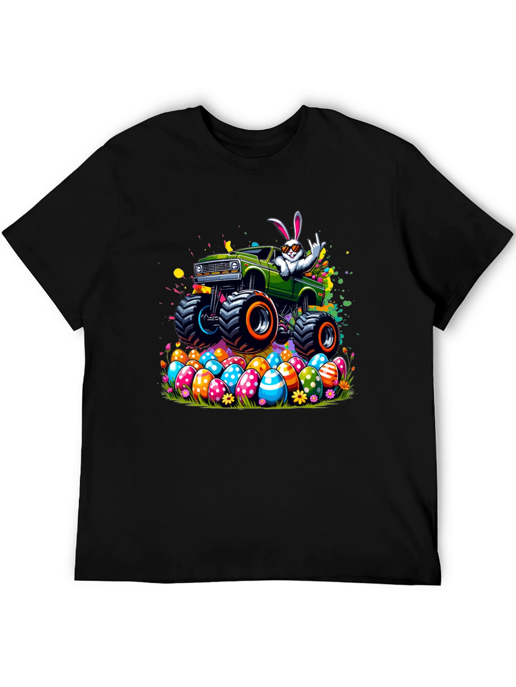 Easter Bunny Monster Truck T-Shirt