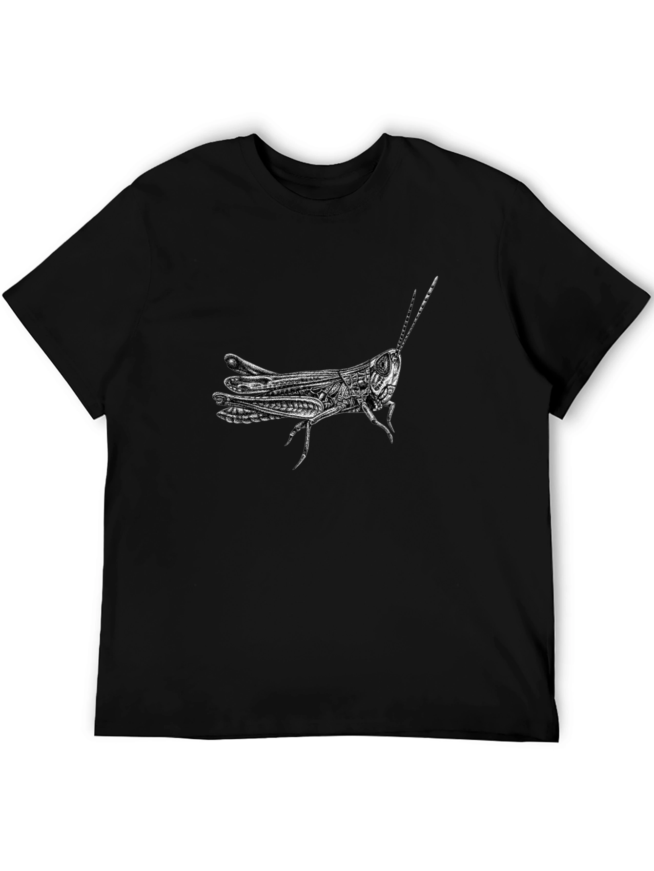 Graphic Grasshopper Tee - Cool Insect Design T-Shirt