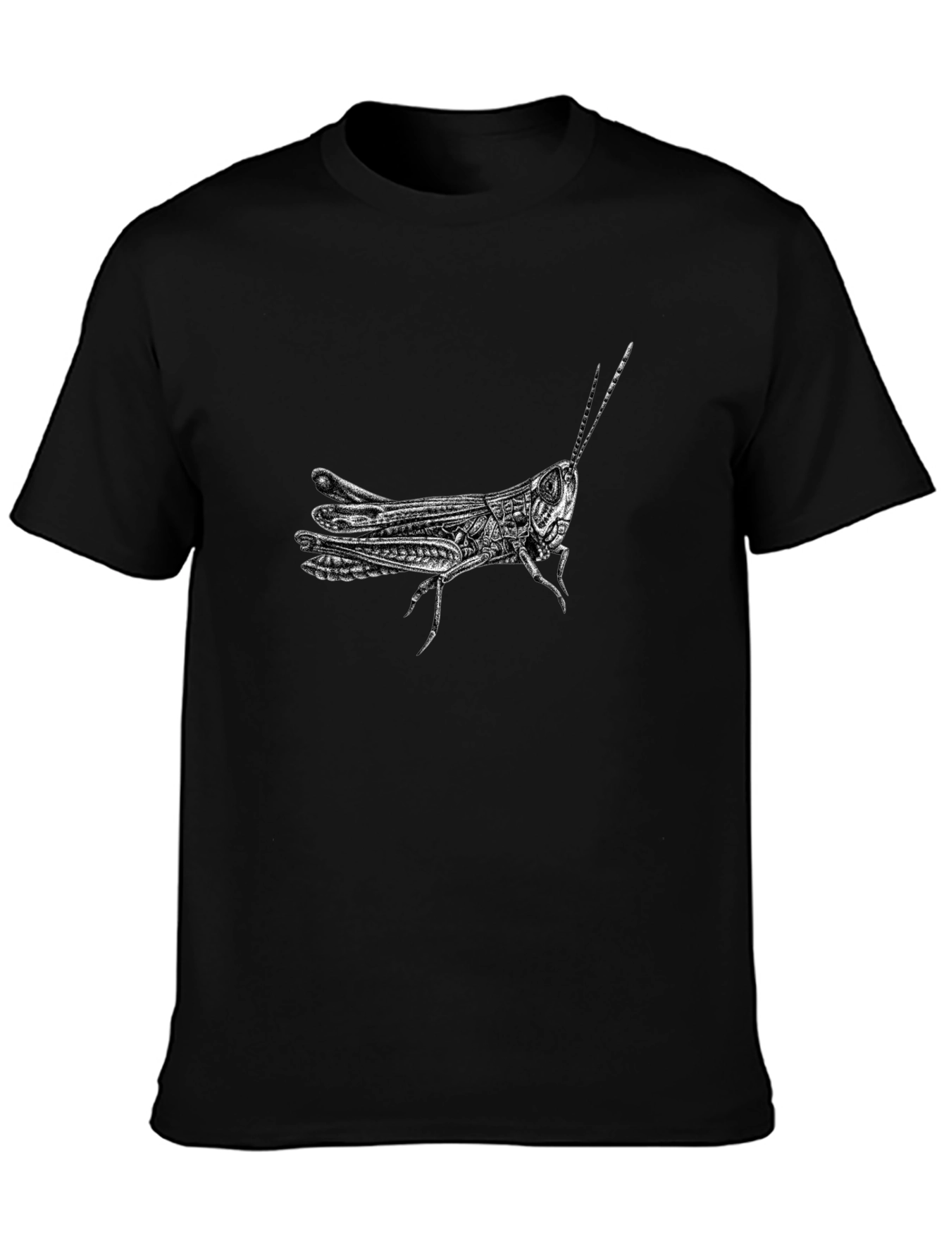Graphic Grasshopper Tee - Cool Insect Design T-Shirt