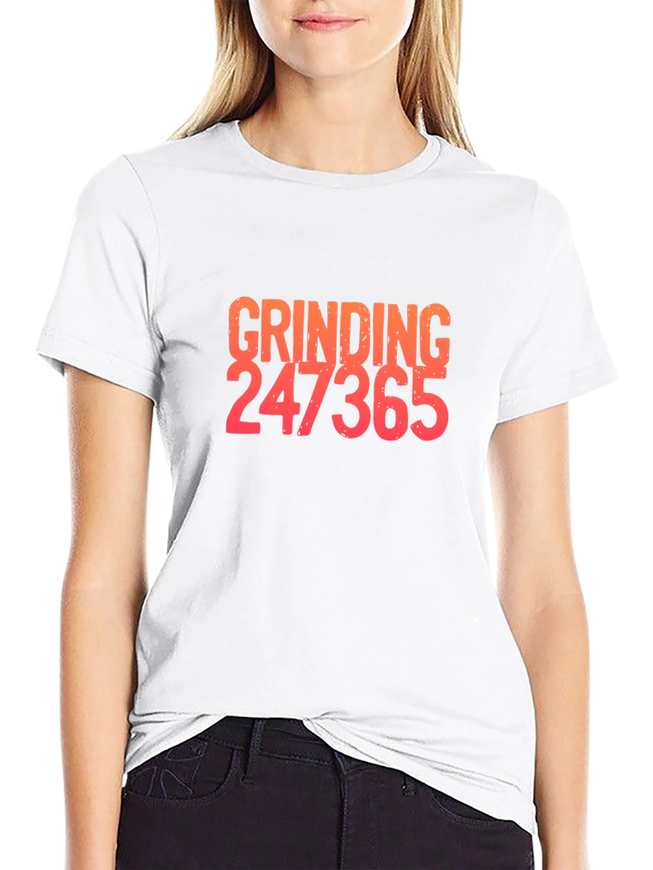 Grinding 247365 Graphic Tee - Black Cotton Blend Shirt
