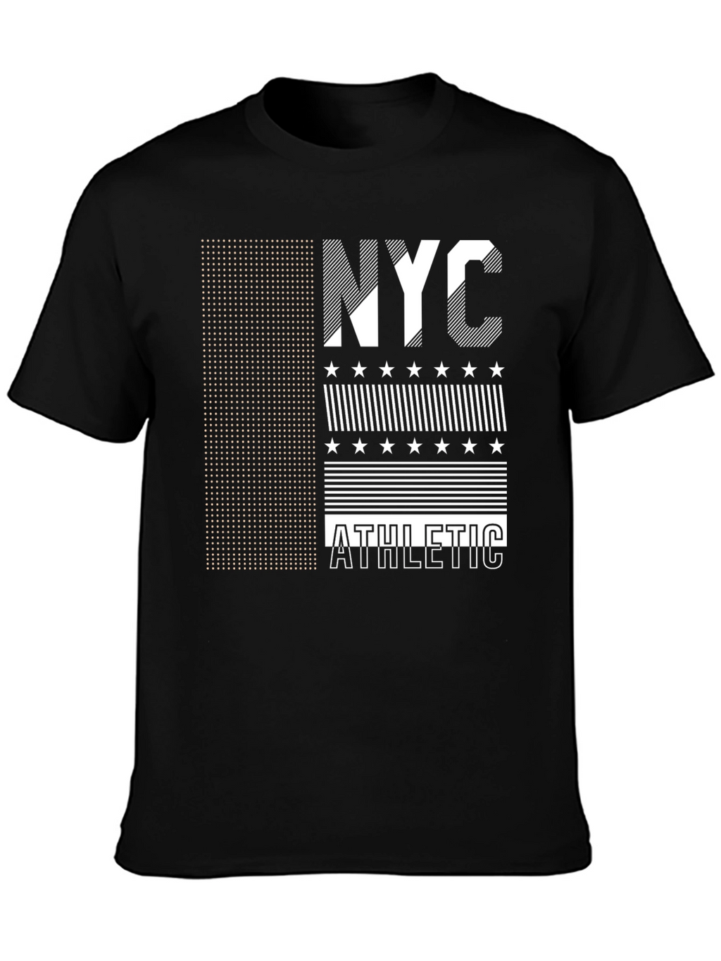 NYC Athletic Graphic Tee - Black