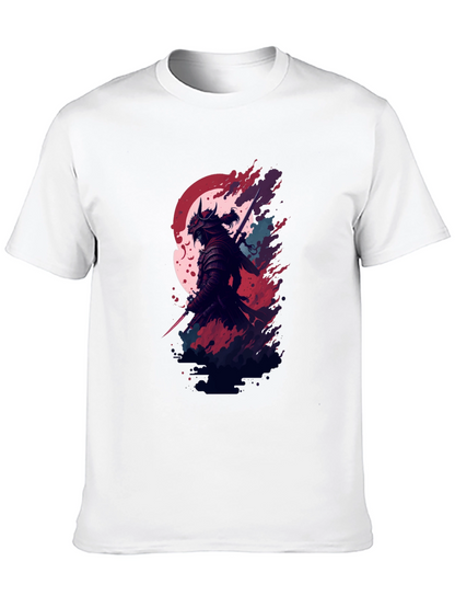 Samurai Graphic Black T-Shirt