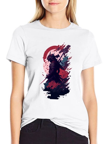Samurai Graphic Black T-Shirt