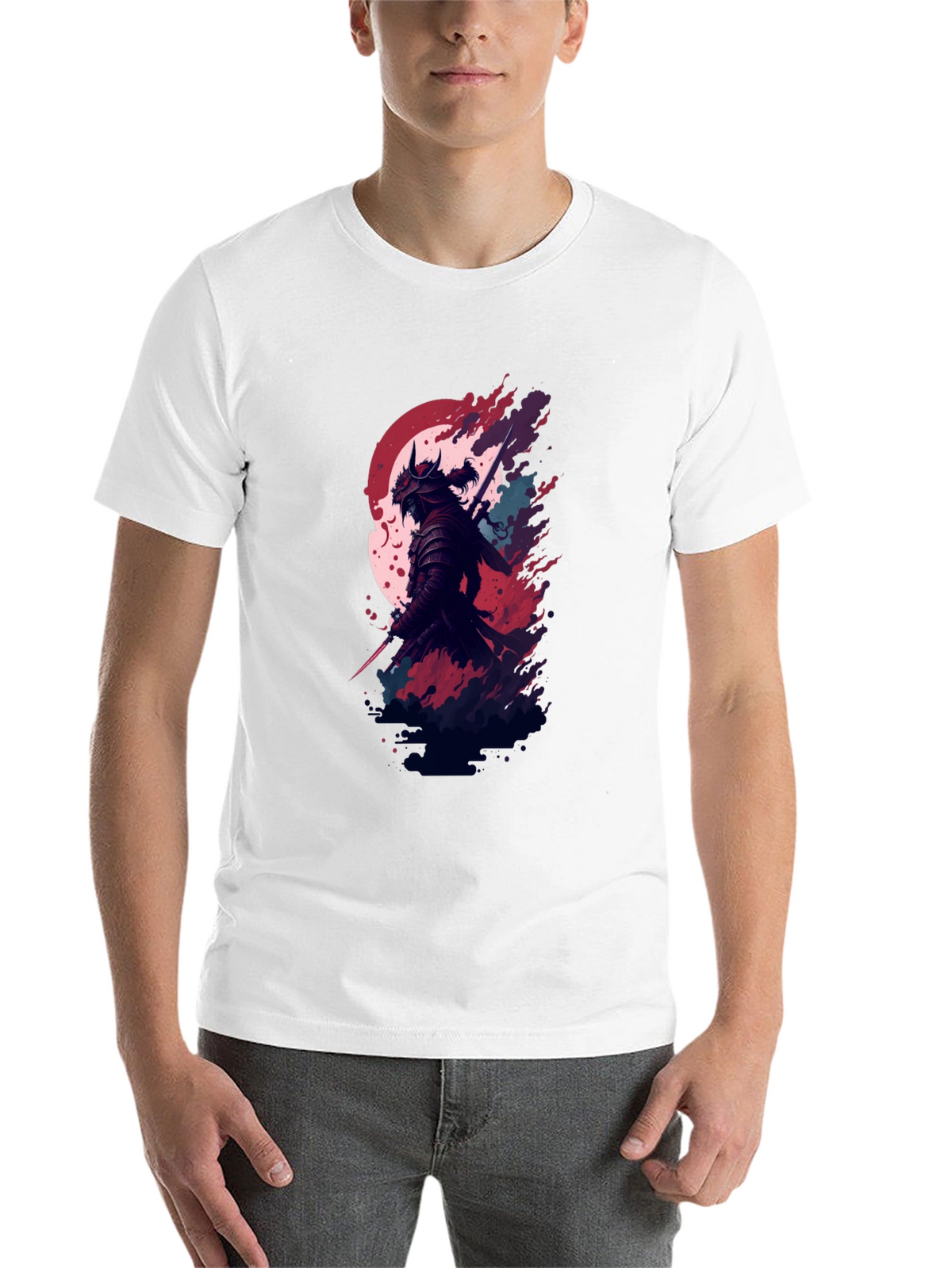 Samurai Graphic Black T-Shirt