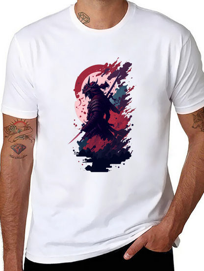 Samurai Graphic Black T-Shirt