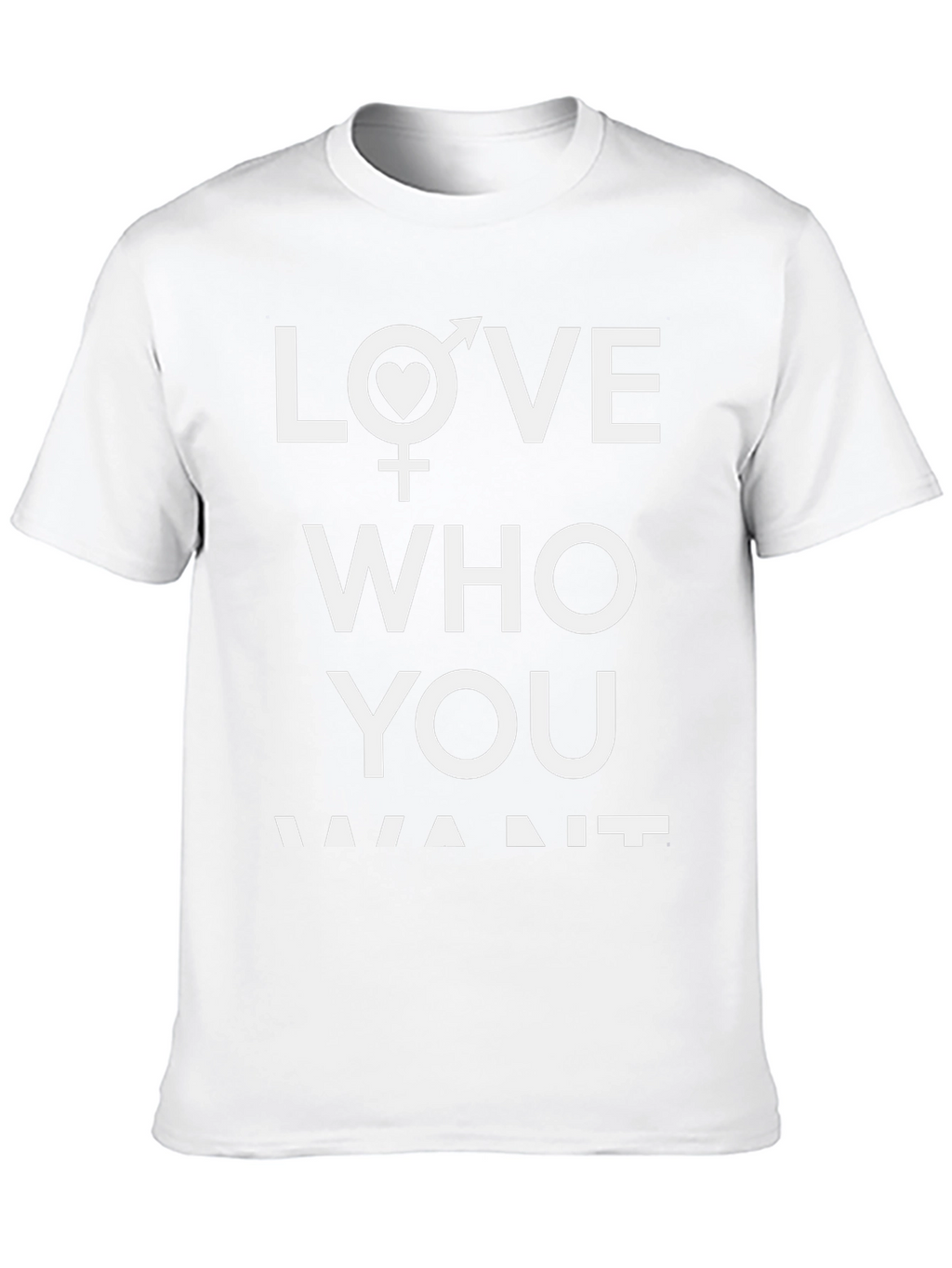 Love Who You Want Graphic T-Shirt