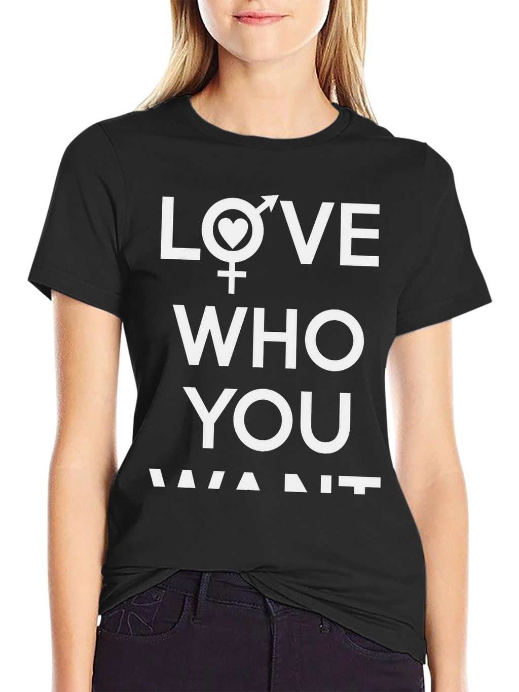 Love Who You Want Graphic T-Shirt