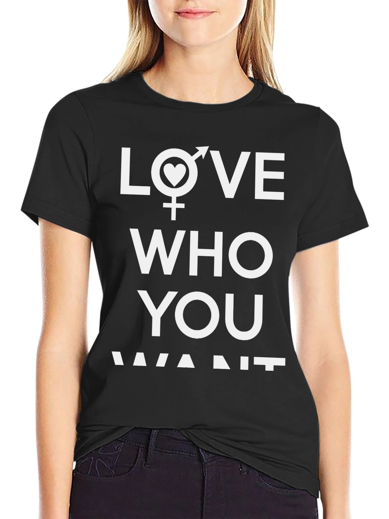 Love Who You Want Graphic T-Shirt