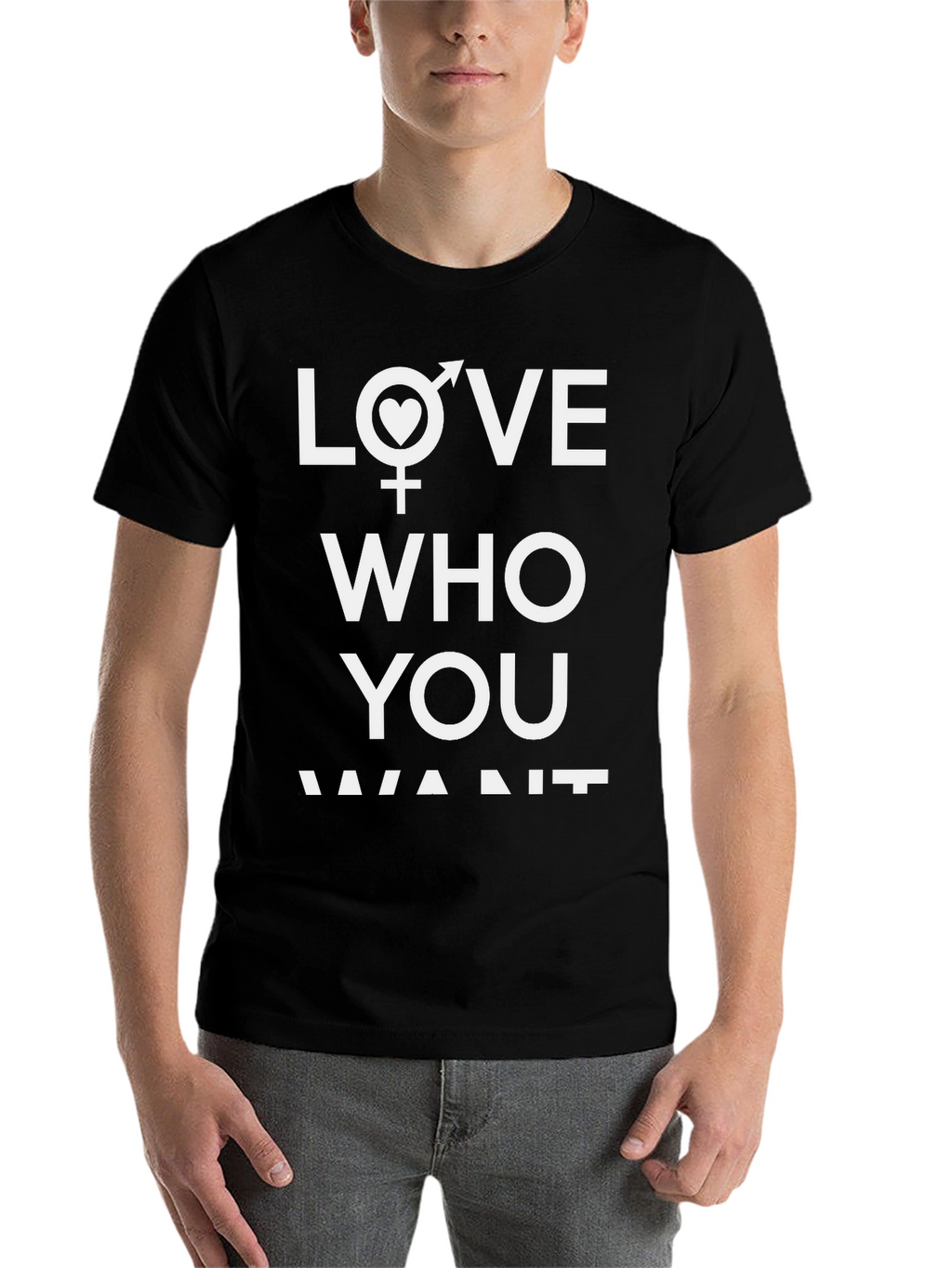 Love Who You Want Graphic T-Shirt