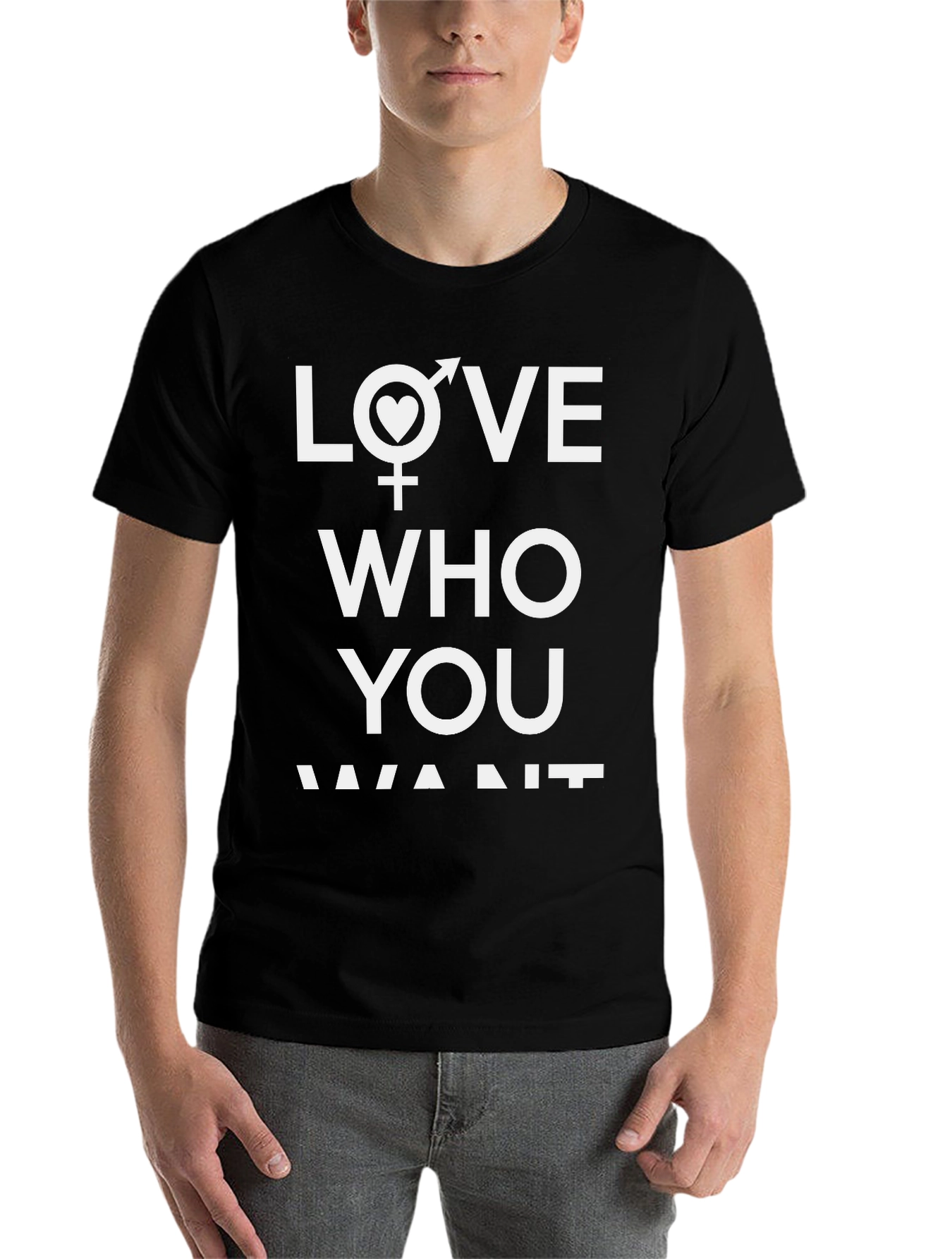 Love Who You Want Graphic T-Shirt