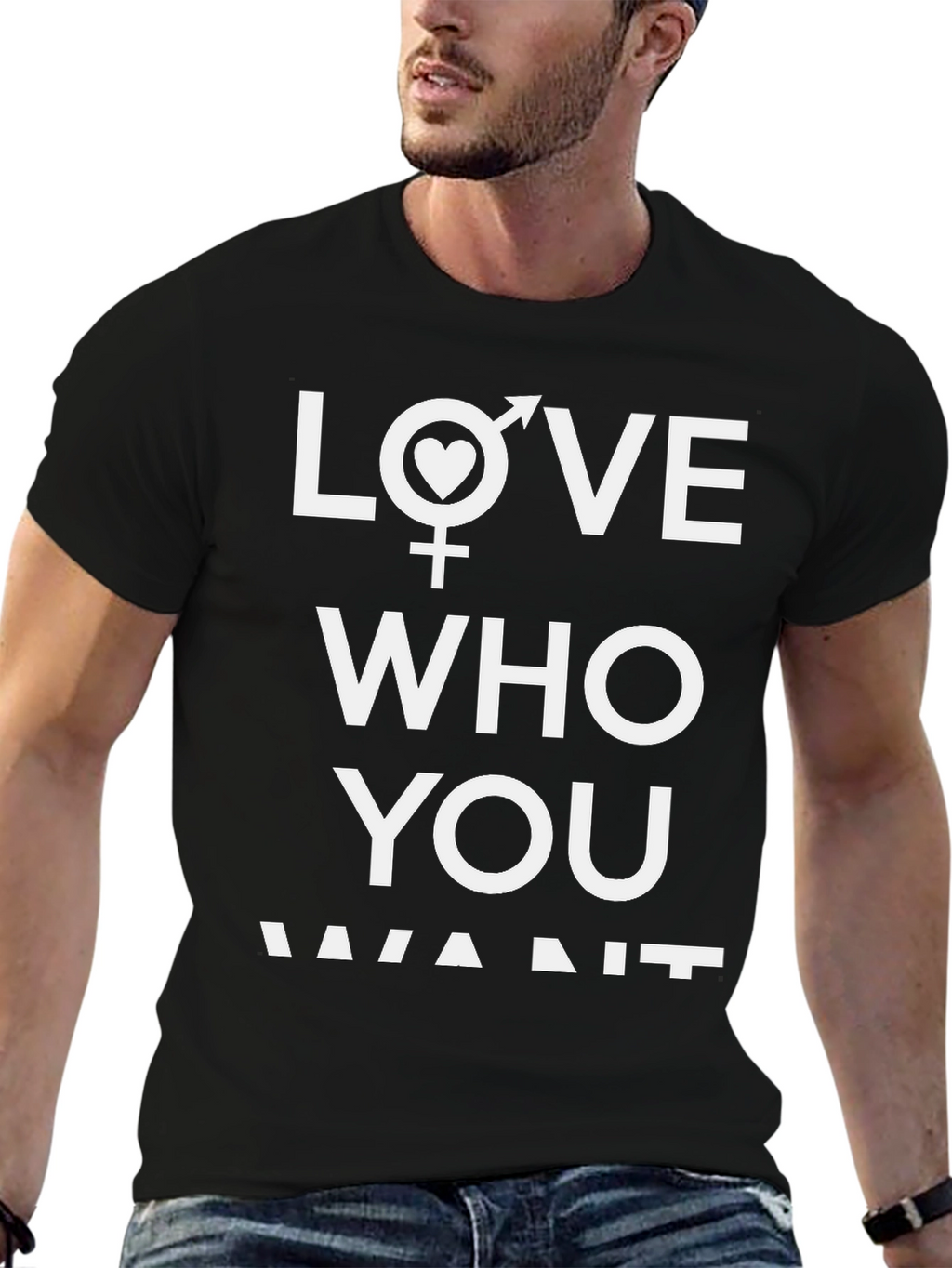 Love Who You Want Graphic T-Shirt