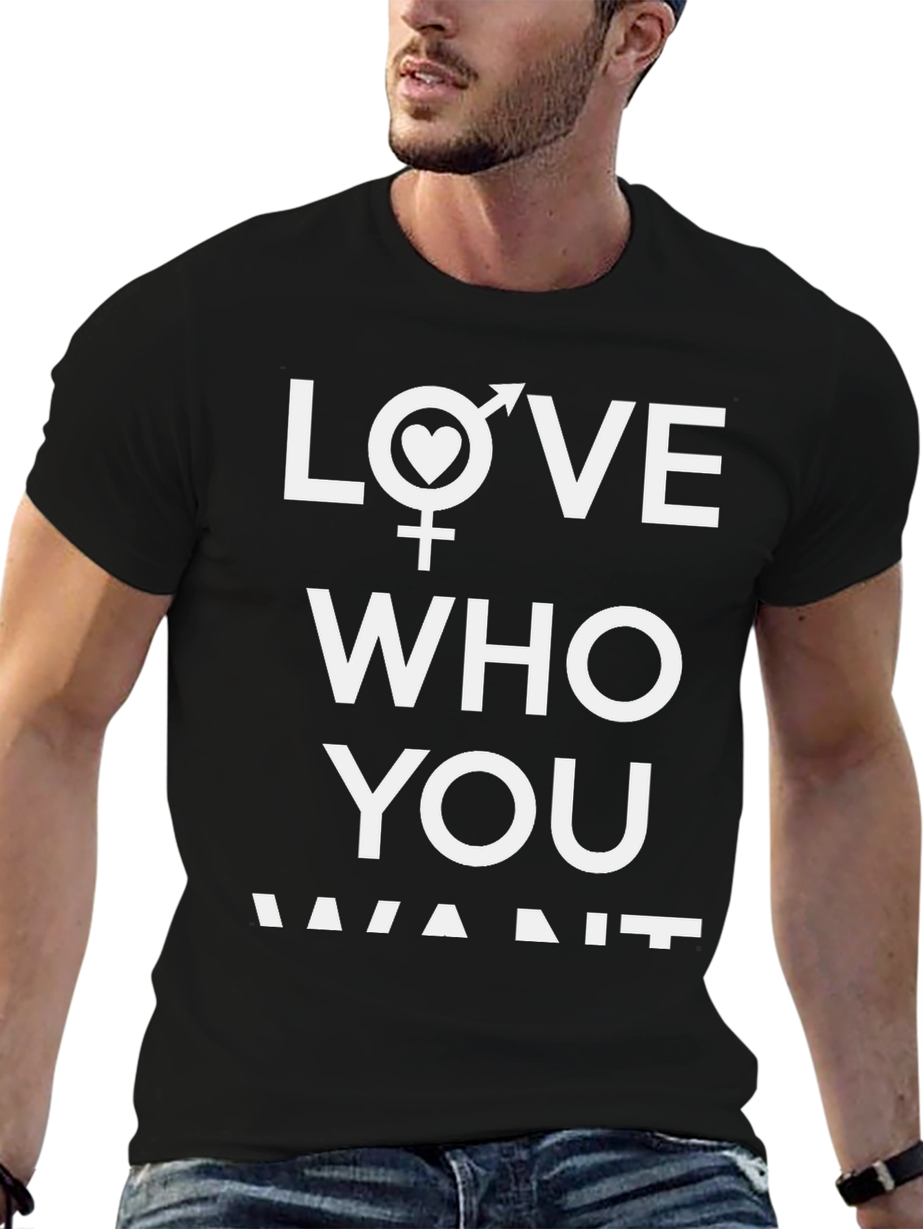Love Who You Want Graphic T-Shirt