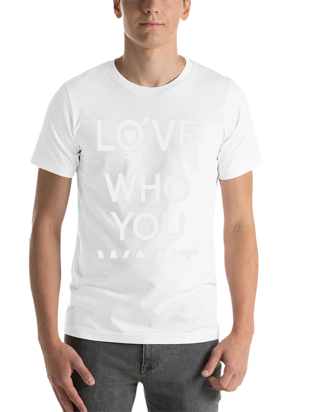 Love Who You Want Graphic T-Shirt