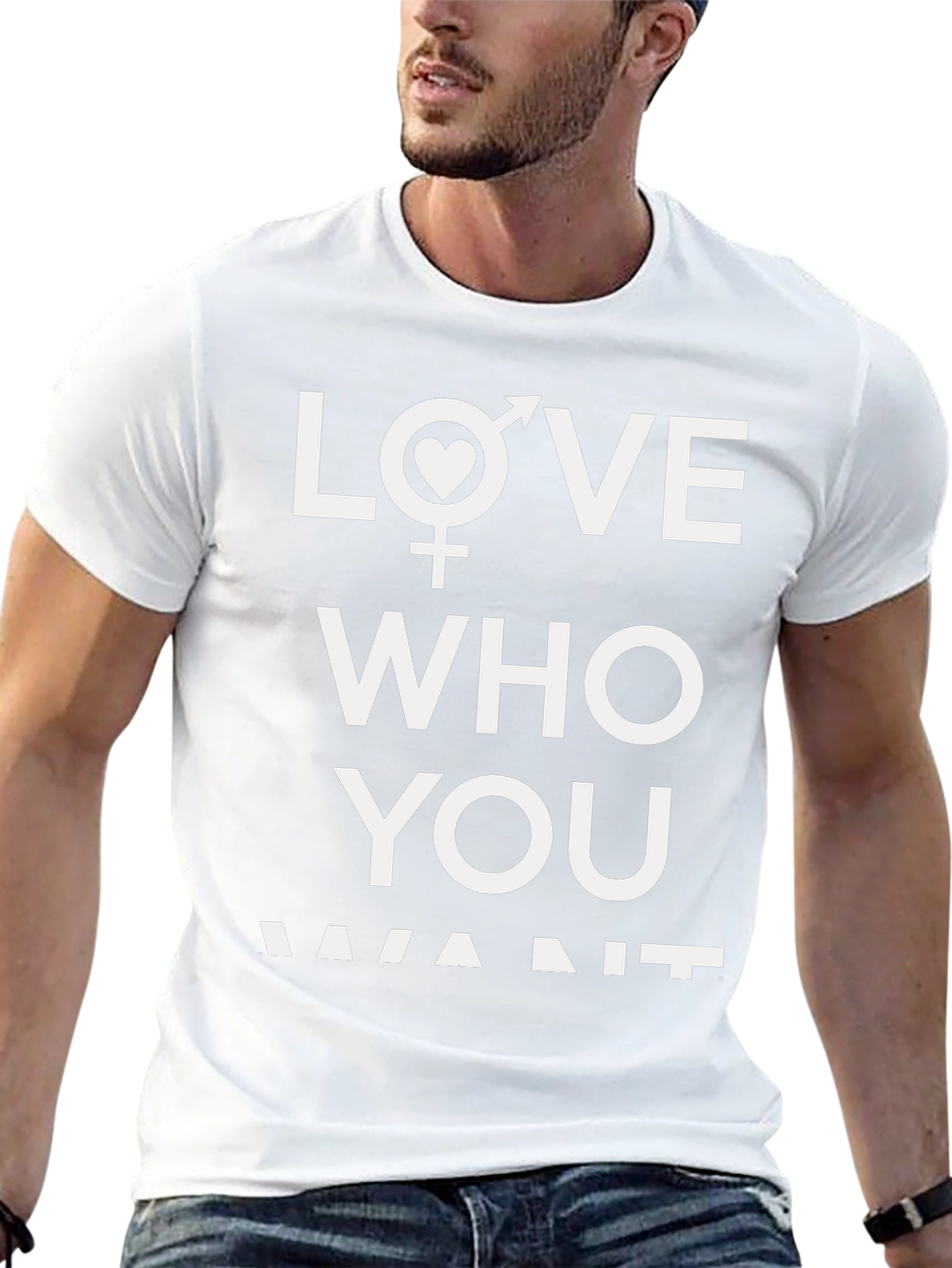 Love Who You Want Graphic T-Shirt