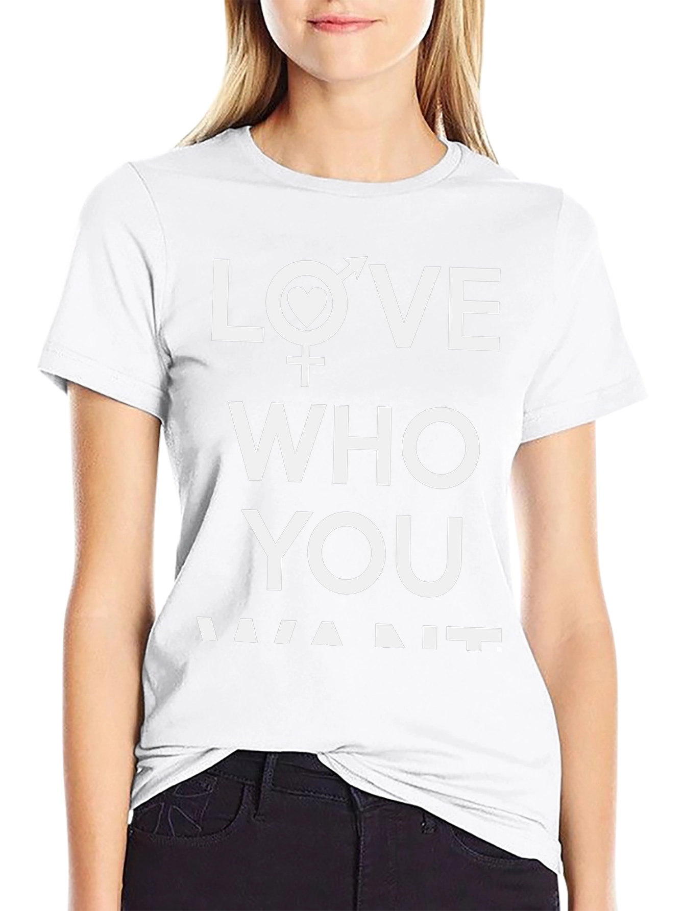 Love Who You Want Graphic T-Shirt