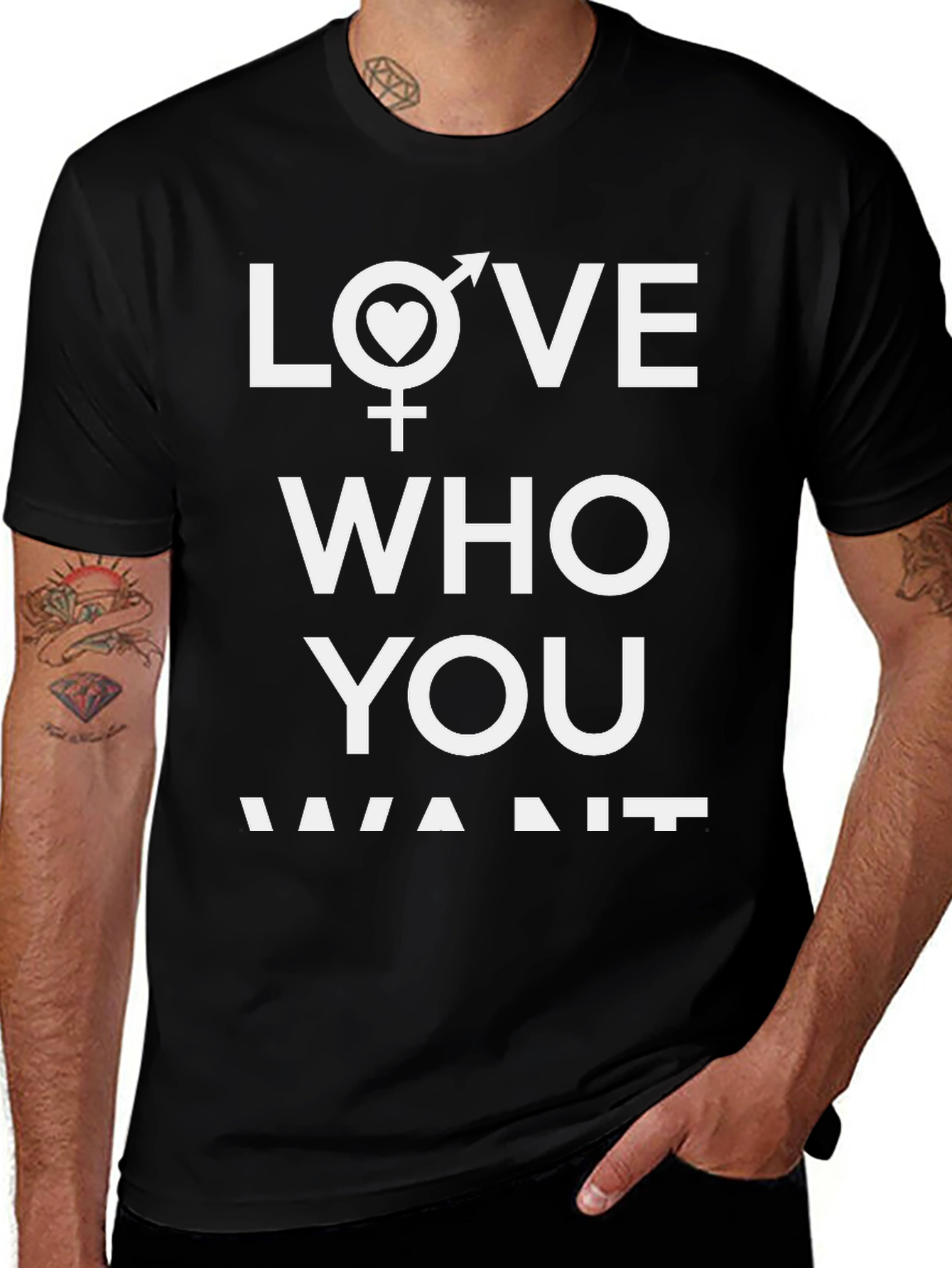 Love Who You Want Graphic T-Shirt