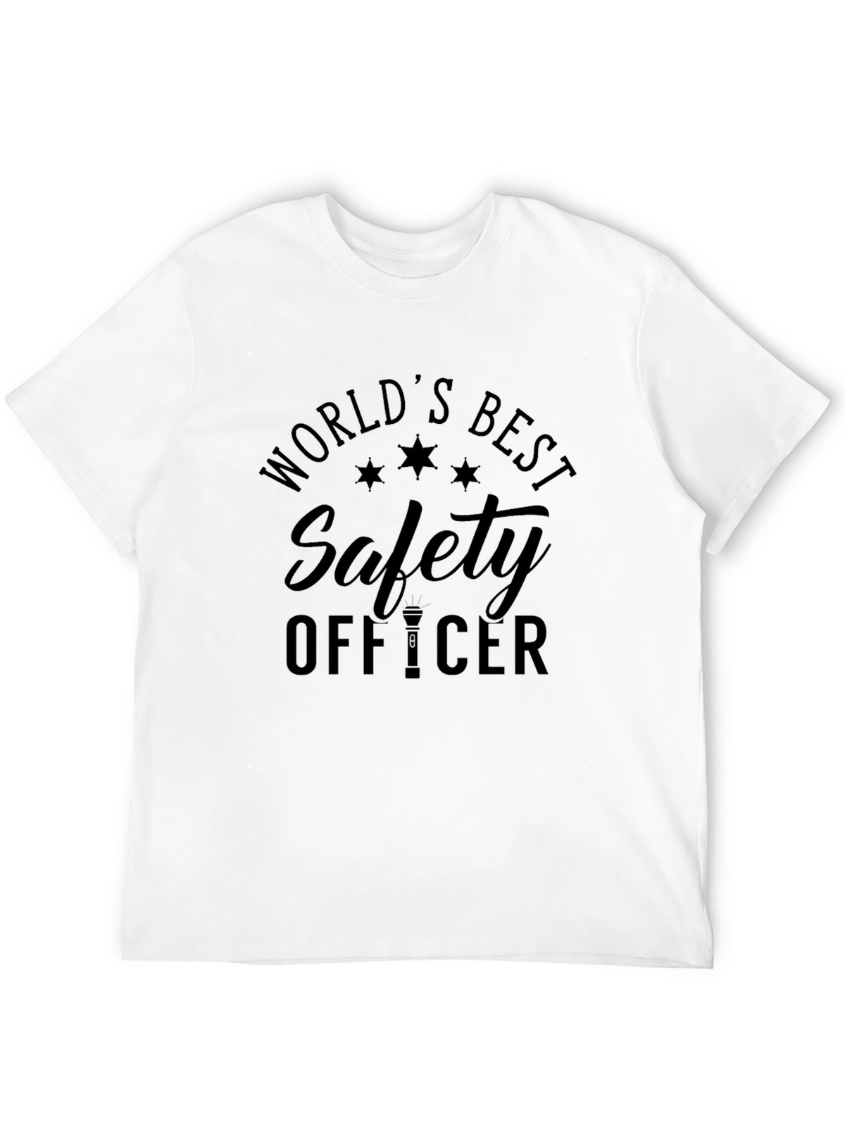 Worlds Best Safety Officer T-Shirt - Black