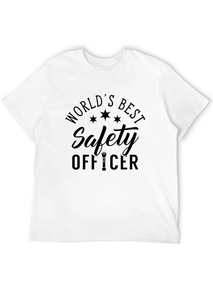 Worlds Best Safety Officer T-Shirt - Black