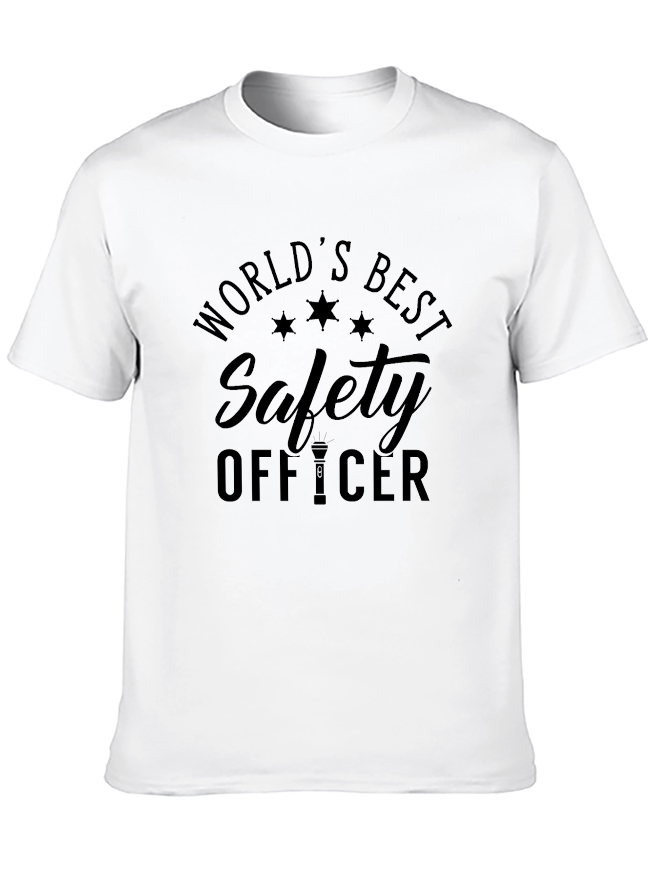 Worlds Best Safety Officer T-Shirt - Black