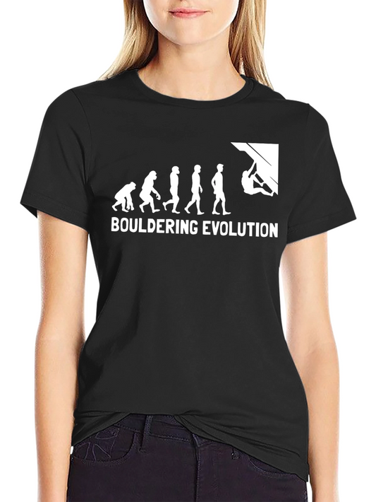 Bouldering Evolution Graphic Tee