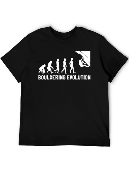 Bouldering Evolution Graphic Tee