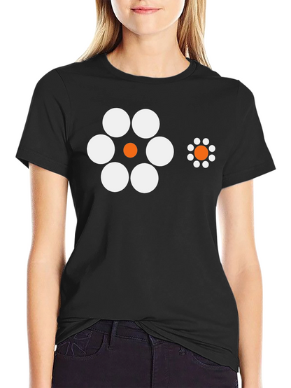 Optical Illusion T-Shirt - Black Crew Neck Tee