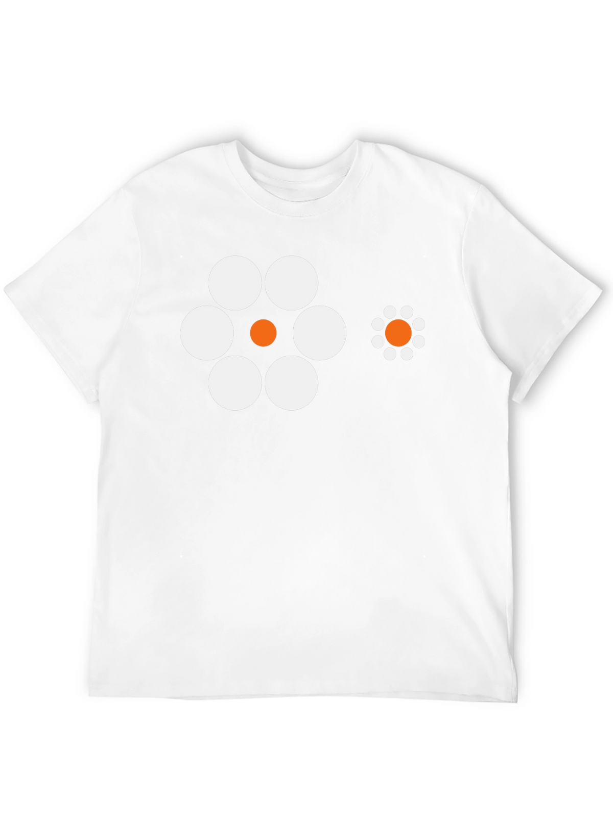 Optical Illusion T-Shirt - Black Crew Neck Tee