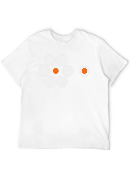 Optical Illusion T-Shirt - Black Crew Neck Tee