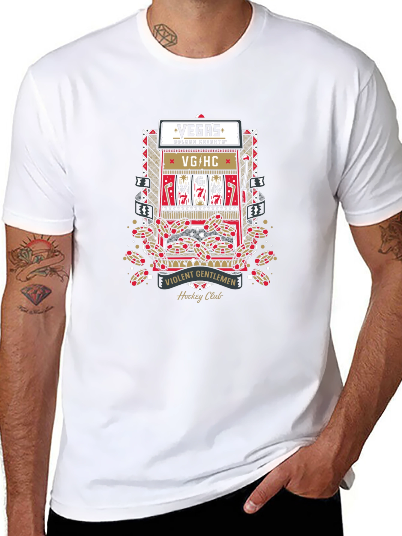 Vegas Golden Knights Violent Gentlemen Hockey Club Tee